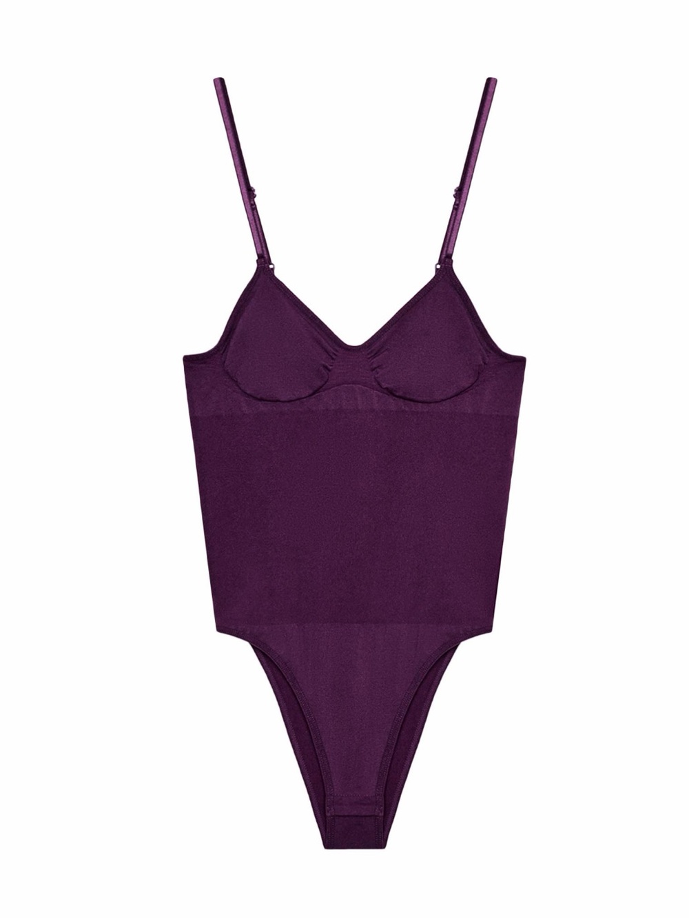 Seamless Strappy Bodysuit – Plum Purple XS/S